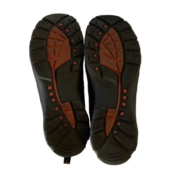 Lands End Men's All Weather Slip On Moccasin Black Suede Size 8 - Picture 4 of 5